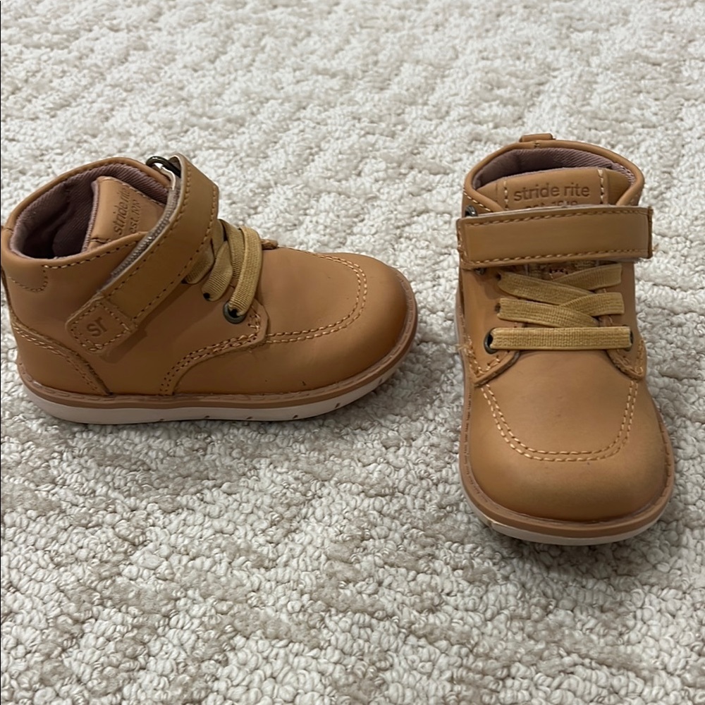 Stride Rite Toddler Walker Boots in Tan
